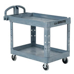 Rubbermaid Commercial Products BRUTE Heavy Duty 2-Shelf Utility/Service Cart by RubbermaidCommercialProducts