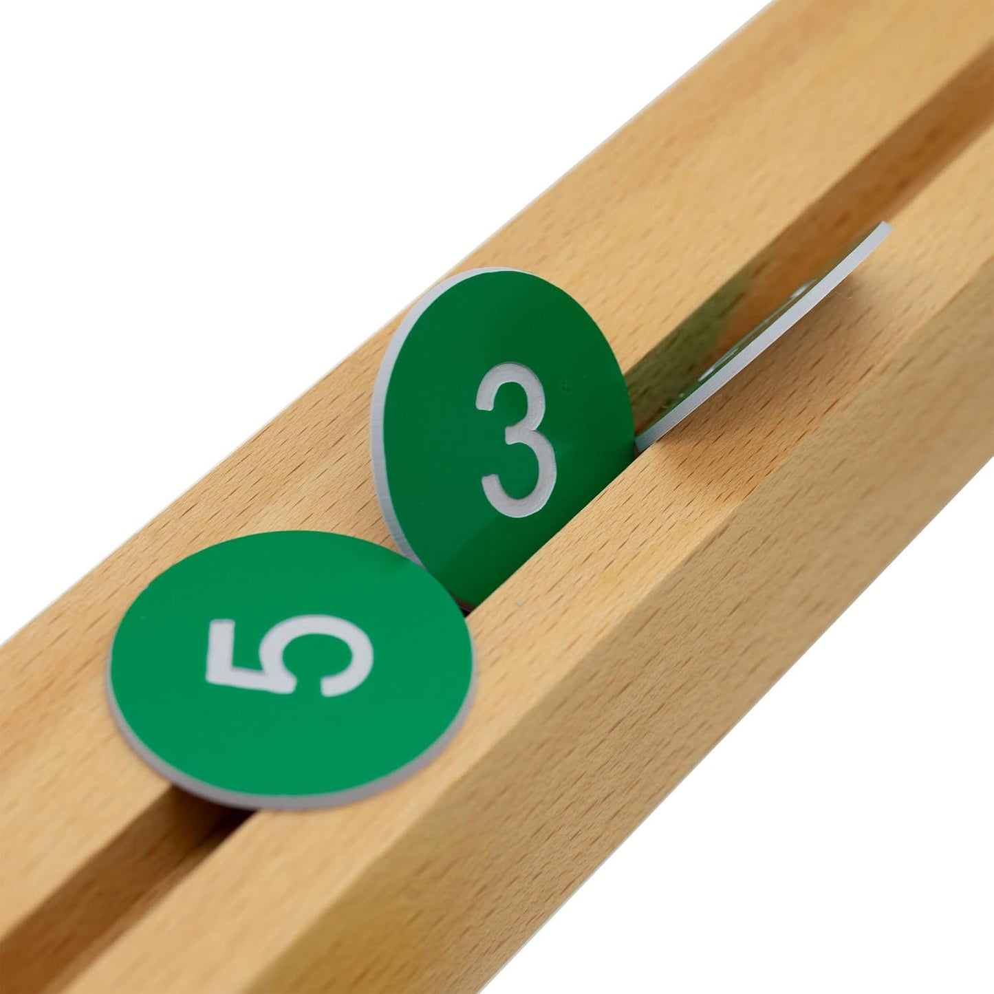 StayMax Plastic Number Tags Engraved Numbered Tags Without Hole (1-100, Green)