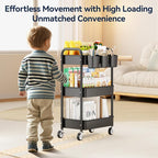 YASONIC 3 Tier Rolling Cart - Image 2