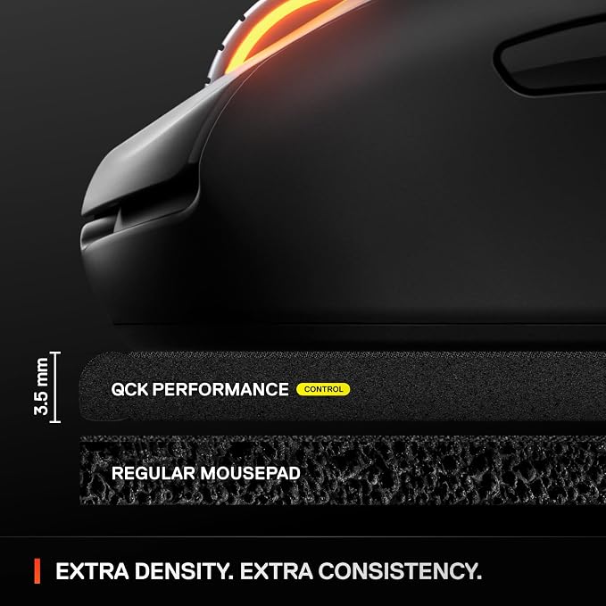SteelSeries QcK XL Performance Control Gaming Mousepad — Extra Density - Image 4