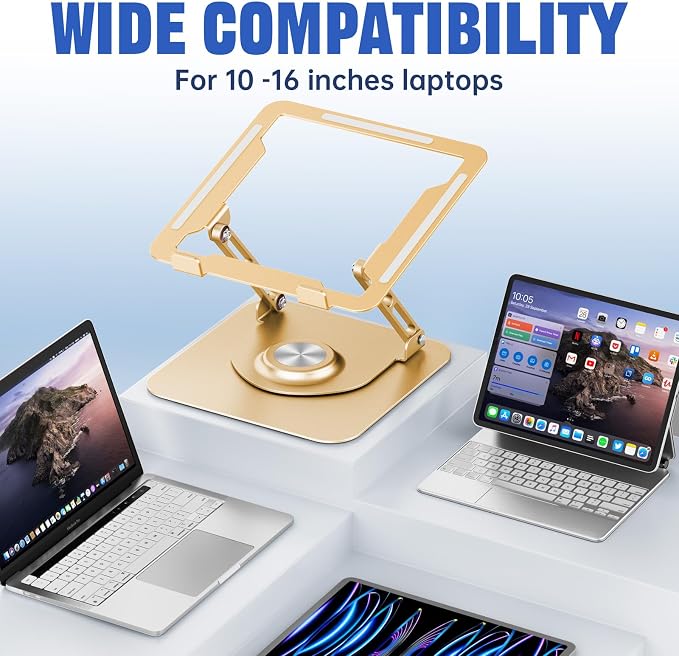 JOYEKY Laptop Stand for Desk, Adjustable Computer Stand - Image 3