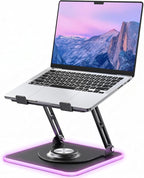 JOYEKY RGB Laptop Stand for Desk, Adjustable Ergonomic Laptop Riser by JOYEKY