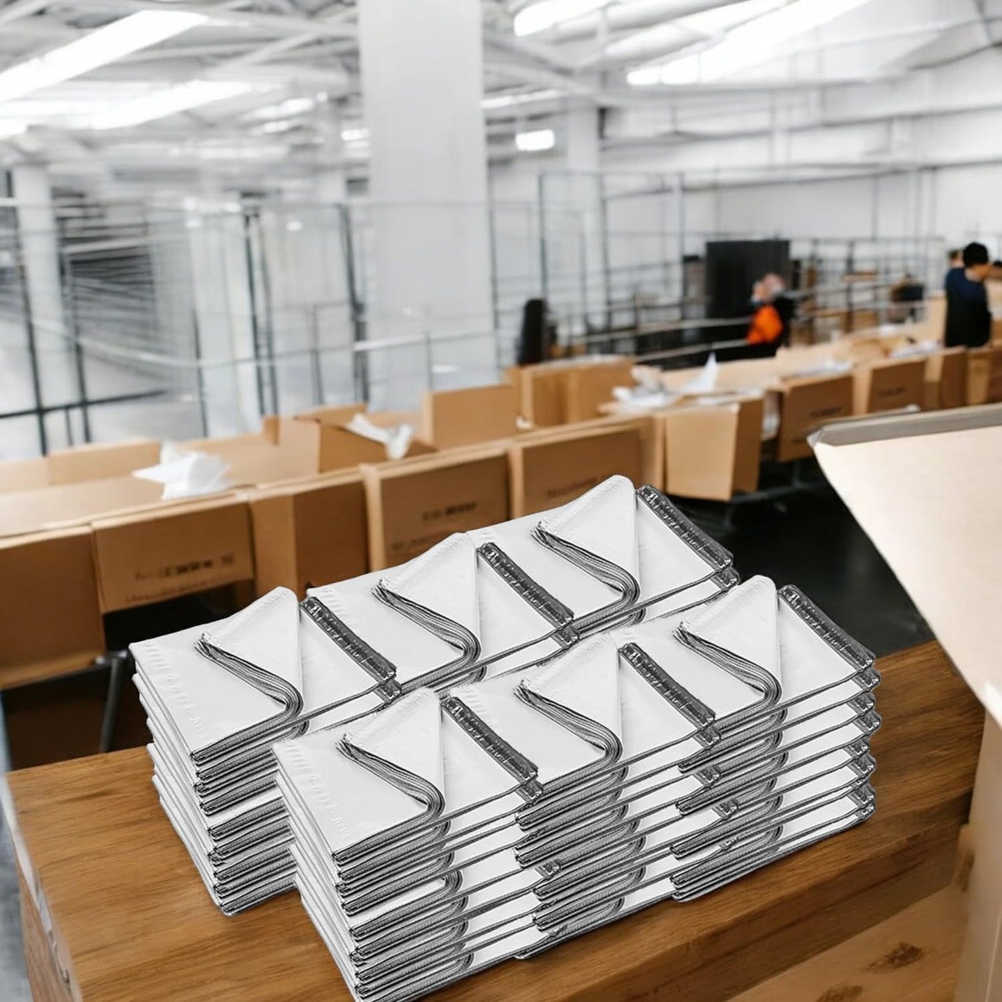 iMBAPrice White Poly Mailers 7.5x10.5 Inch 100-Pack, #2 Smaill Poly Mailing Shipping Envelopes Bags, Self Seal Adhesive Waterproof and Tear Proof (Total 1000 Bags)