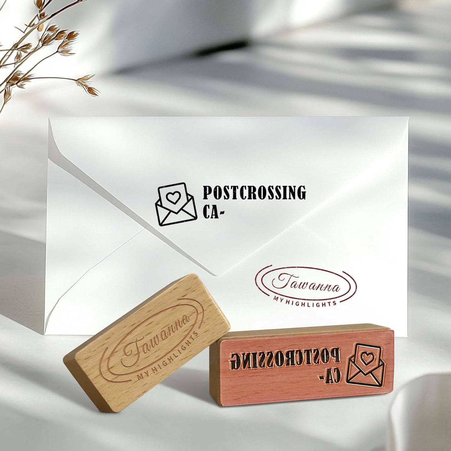 Custom Logo Stamp - Personalized Rubber Stamp - Multiple Size Options Available - Upload Your Logo (1"x2.5")