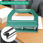 AFMAT 3 Hole Punch Heavy Duty, 9/32" Holes, 50-Sheet Hole Puncher 3 Ring - Image 5
