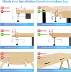 KEEGH Extra Large 48" Under Desk Cable Management Tray - Image 5