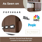 BLU MONACO | Cardboard Magazine File Holder Set of 6 | Vertical Magazine File - Image 9
