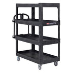 New Rubbermaid Commercial Products 4-Shelf Utility/Service Quad Cart, Heavy by RubbermaidCommercialProducts