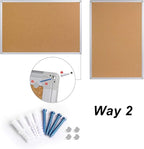 Cork Board Bulletin Board 20 x 30 Inches, Office Board - Image 7