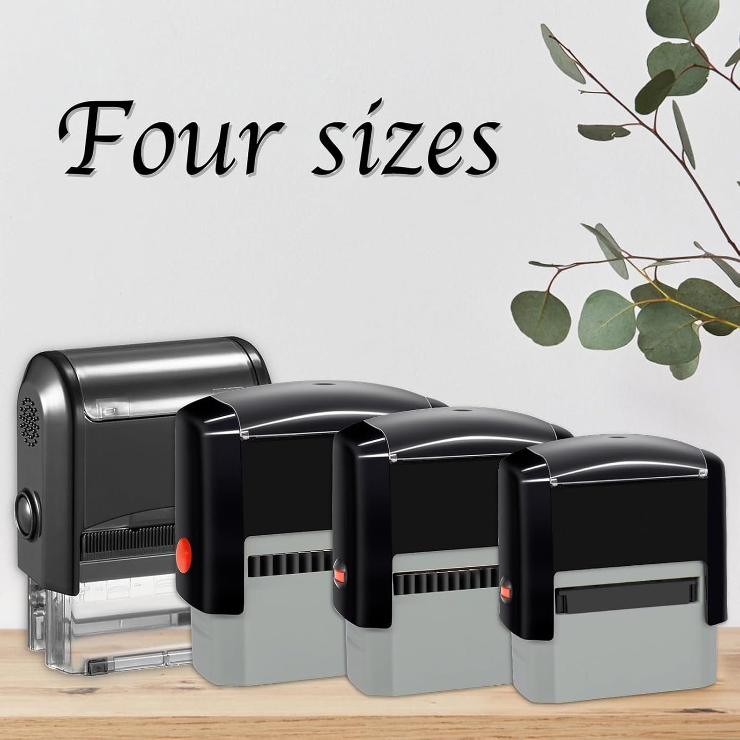 70x25mm Personalized Stamp Custom Self-Inking Business Address Rubber Stamps Customized with Name Date Signature Return Address Up to 5 Lines
