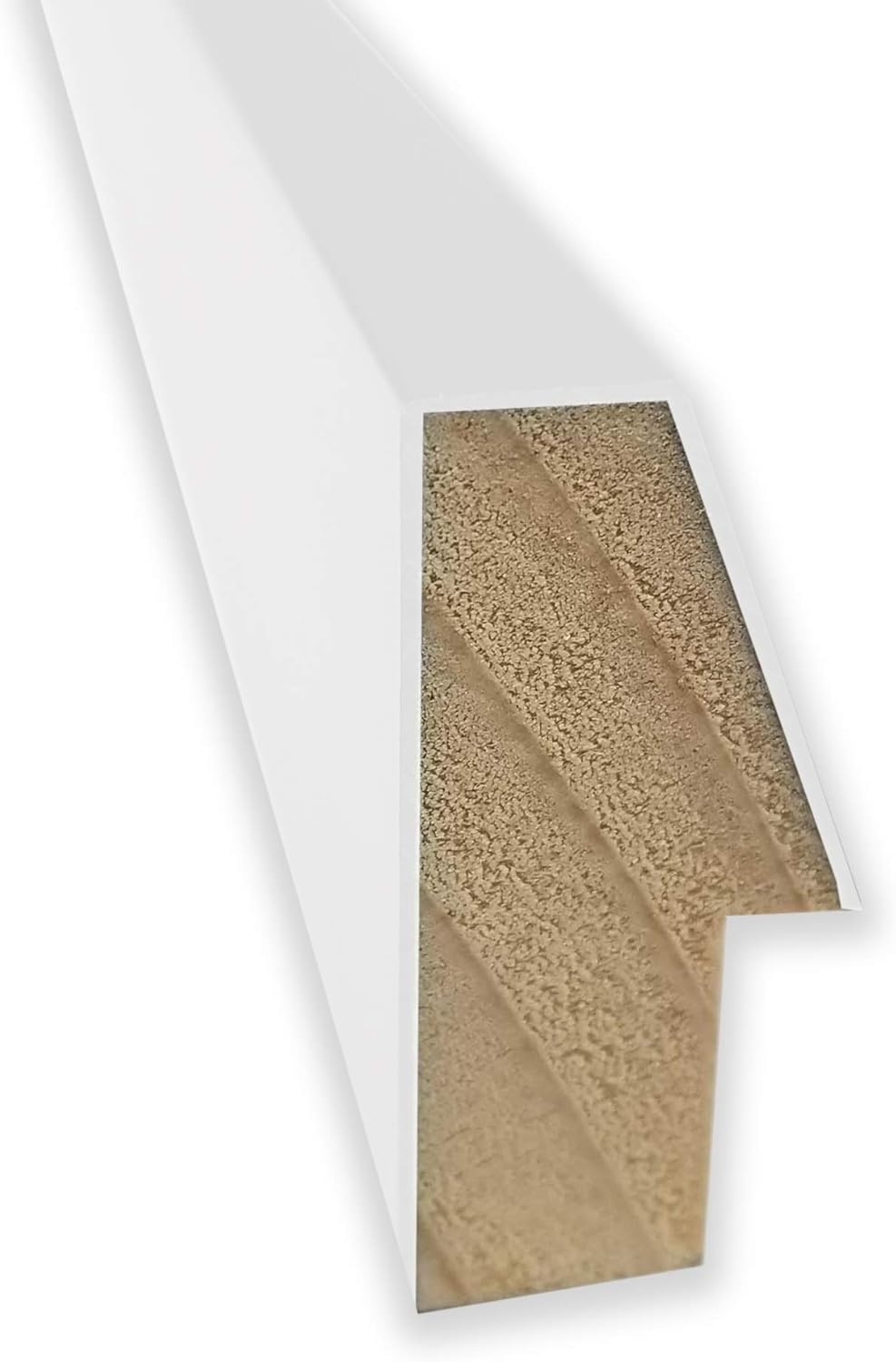Amanti Art Natural Cork Board for Wall, 37x45 Vision Board with White Frame, Oversize Corkboard Office Decor for Home Organization, Modern Corkboard Pinboard to Display Items for Home Organization in