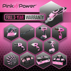 Pink Power Cordless Electric Scissors Fabric Cutter - Image 7