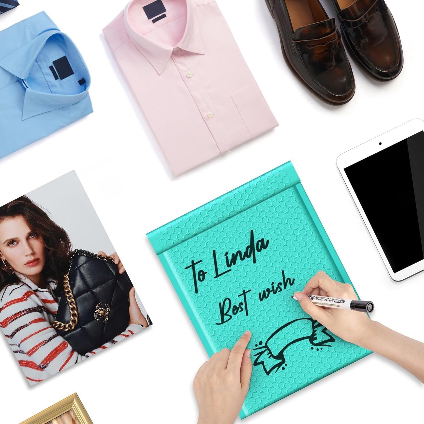 Metronic 3750 Pack Bubble Mailer 10.5x16 Inch Teal,Usable Size 10.5x15 Waterproof Padded Envelopes,Self-Seal Large Bubble Mailers Cushioning for Shipping,Jewelry Makeup Supplies, Packaging Bulk