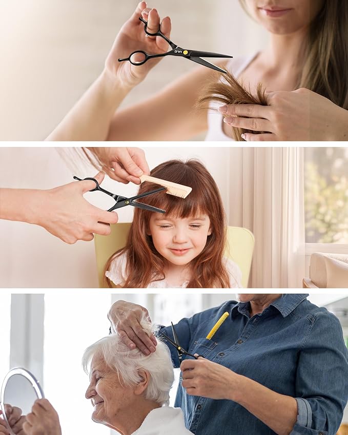 Hair Cutting Scissors Thinning Shears Kit ULG Professional Barber Hairdressing - Image 7