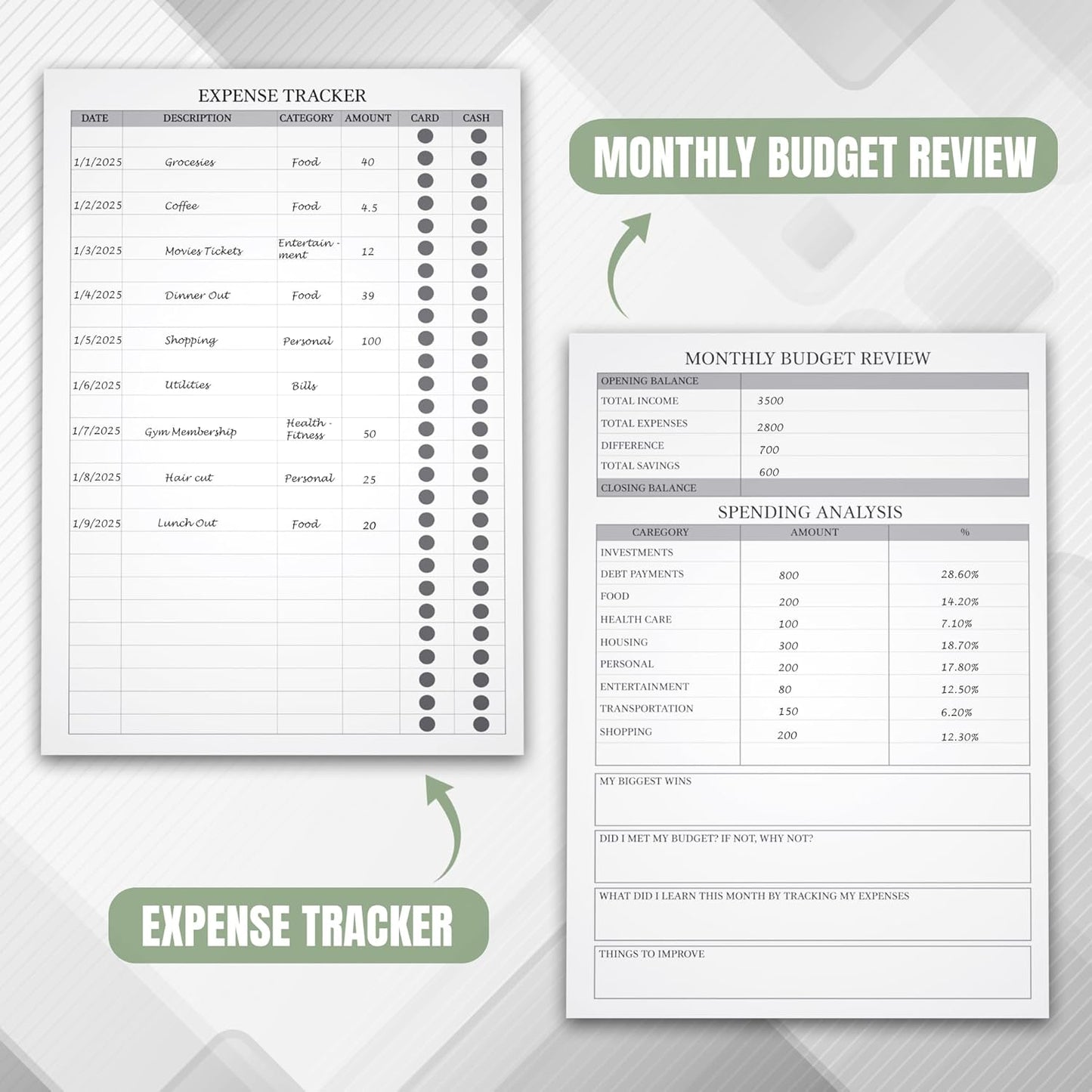 Budget Planner and Monthly Bill Organizer - Financial Planner Organizer Budget Book with Sticker Sheets - Bill Tracker Notebook | Budgeting Book with Debt, Saving and Expense Trackers - A5