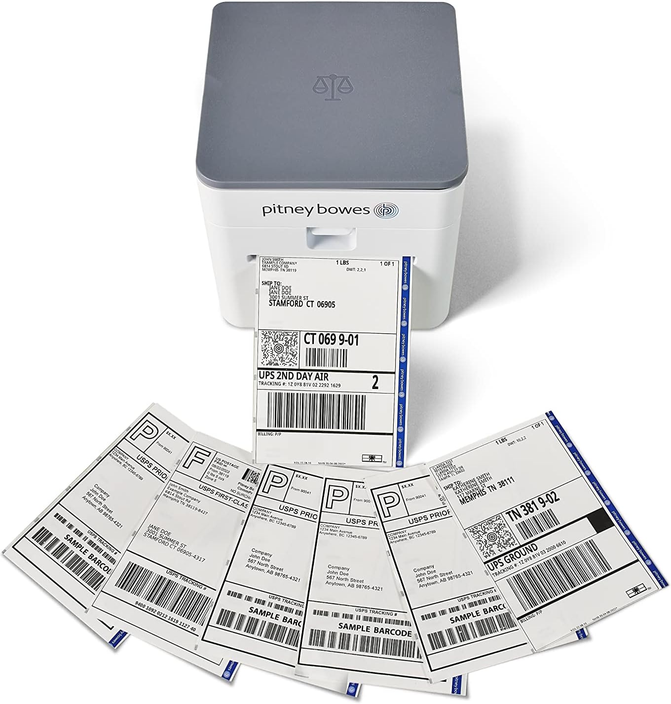 Shipping Labels & Stamps Roll for PitneyShip™ Cube Label Printer