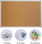 Cork Board Bulletin Board 20 x 30 Inches, Office Board - Image 8
