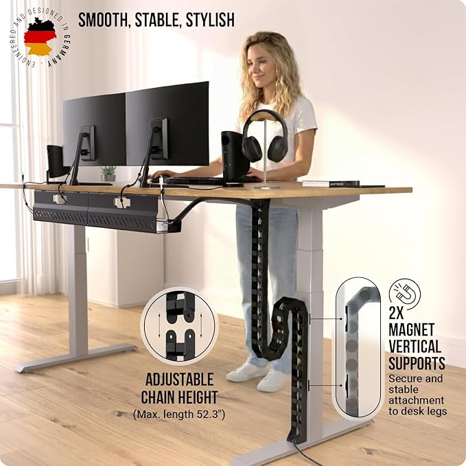 Ultimate Setup Under Desk Cable Management Vertebrae - Image 2