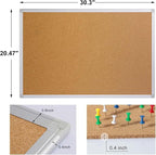 2-Pack Cork Board Bulletin Board 20 x 30 Inches, Office Board - Image 3
