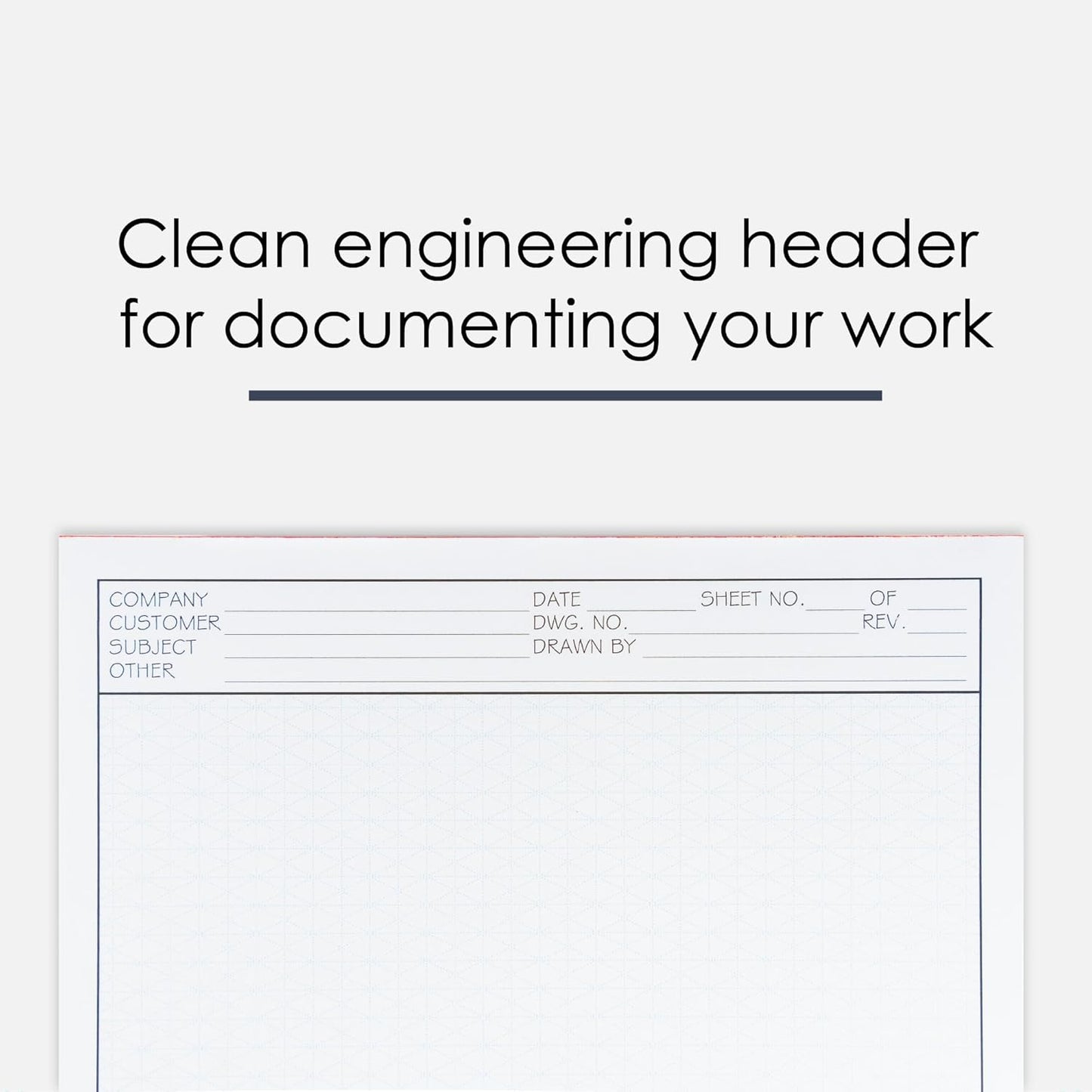 8.5" x 11" Isometric Graph Paper 50 Sheets Portrait - 0.25" Grid, Non-photo Blue, High Brightness, Drafting, Engineering, Art, 3D Design (3-Pack)