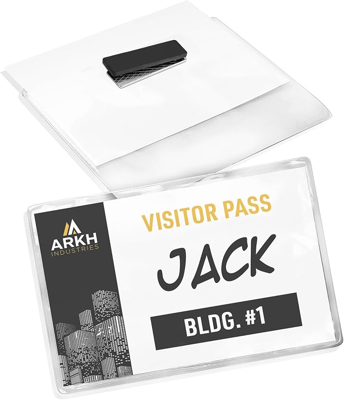 Avery Customizable Name Badges, Magnet Style, 48 Total - Image 3
