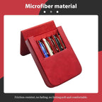 PU Leather 6 Fountain Pen/Pencil Tray Case, Magnetic Closure - Image 3