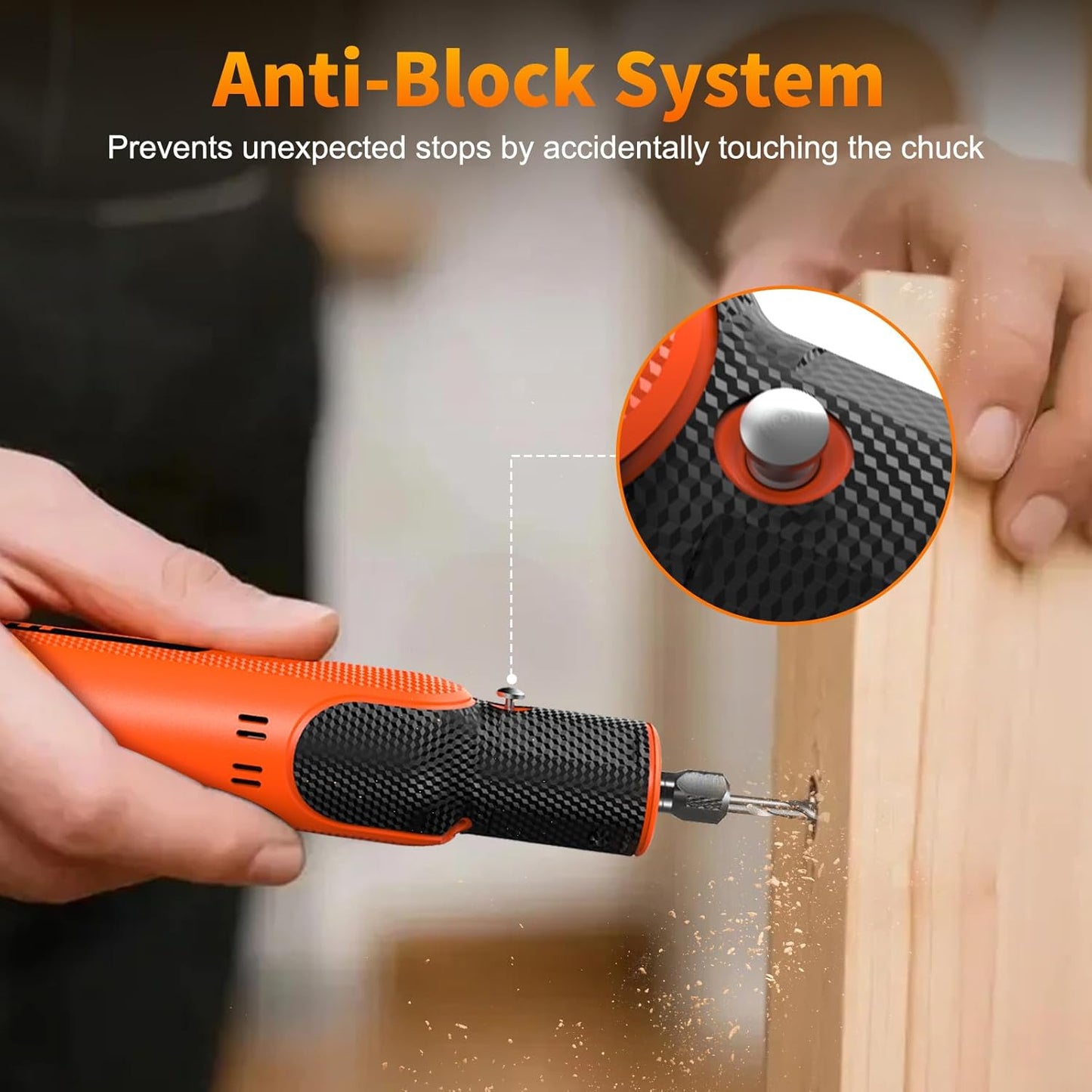 8V Cordless Rotary Tool Kit with 103pcs Accessories, USB-C Charging, 5-Speed 25000RPM mini cordless rotary tool， Power Rotary Tool for Engraving, Sanding, Drilling, Polishing, DIY Crafts