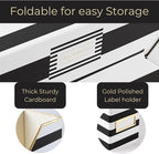 BLU MONACO | Cardboard Magazine File Holder Set of 4 | Vertical Magazine File - Image 8