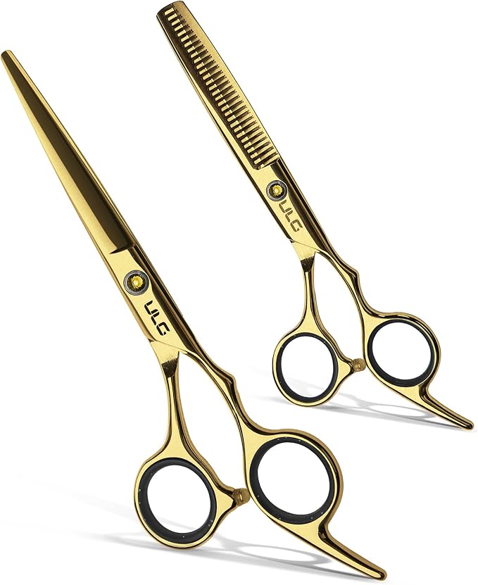 Hair Cutting Scissors Thinning Shears Kit ULG Professional Barber Hairdressing by ULG
