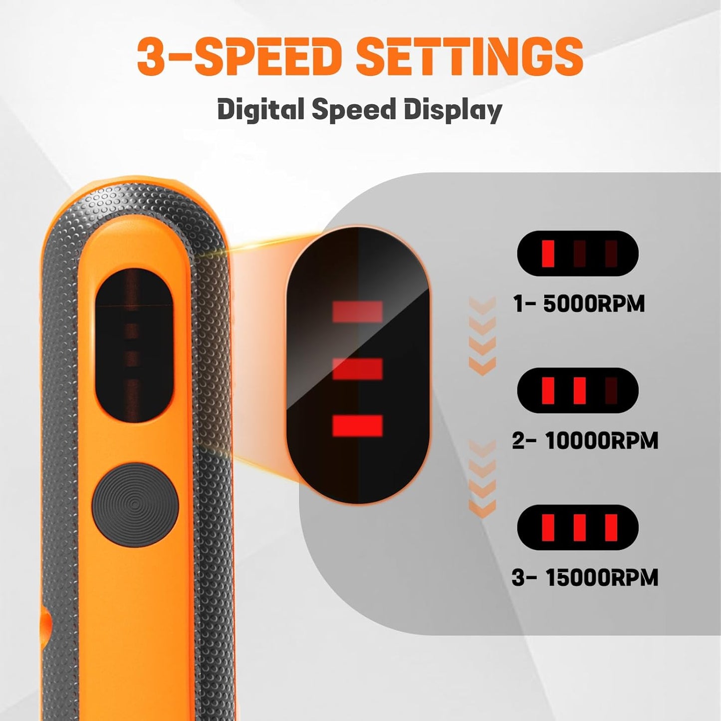 HARDELL Mini Cordless Rotary Tool 4V, 15000RPM 3-Speeds Rotary Tool, Type-C Charging, Multifunctional Accessories for Craving, Sanding, Grinding, Polishing, Small DIY Crafts, Resin Molding