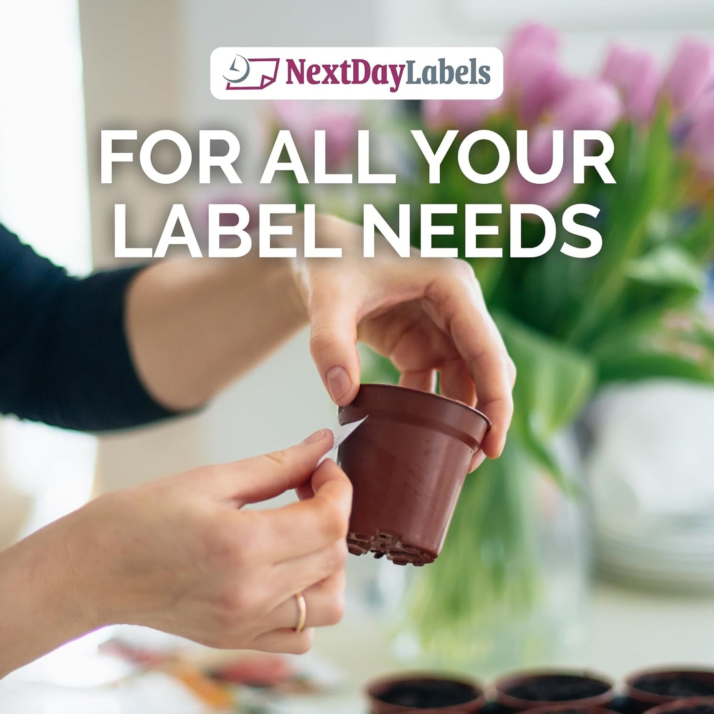 NextDayLabels 1.5 Inch Round Stickers for Printer - Matte White Blank Laser/Inkjet Printable Circles (250 Sheets, 30 Per Sheet, 7500 Labels)