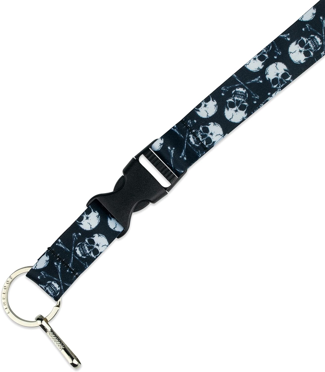 Limeloot Lanyard for Keys, ID Badge, Accessories | Neck Lanyard for Men and Women with Quick Release Buckle and Flat Ring