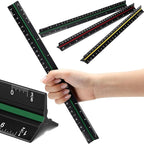 Macarrie 10 Pcs Architectural Scale Ruler 12" Architect Engineers Scale - Image 2