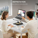 JOYEKY RGB Laptop Stand for Desk, Adjustable Ergonomic Laptop Riser - Image 2