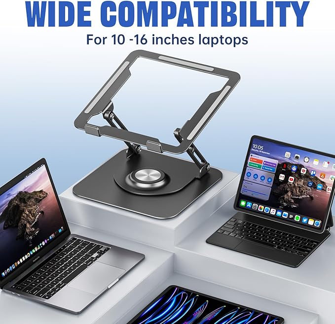 JOYEKY Laptop Stand for Desk, Adjustable Computer Stand - Image 6