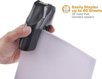 Bostitch Office Heavy Duty Stapler, 40 Sheet Capacity, No Jam, Half Strip - Image 2