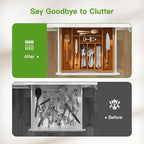 Pipishell Bamboo Expandable Drawer Organizer - Image 5