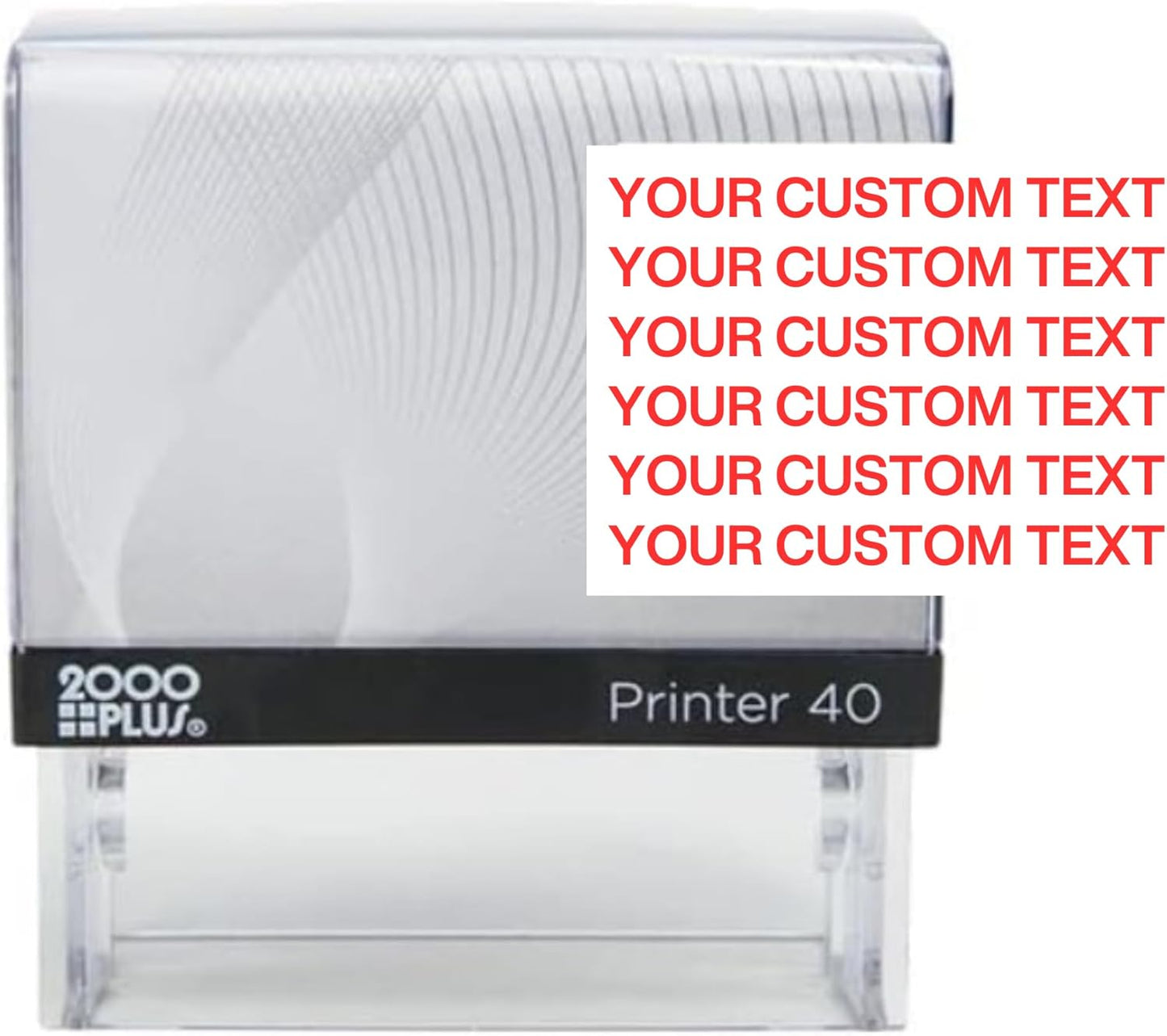 Custom Self-Inking Stamp - Up to 6 Lines - 5 Color Choices