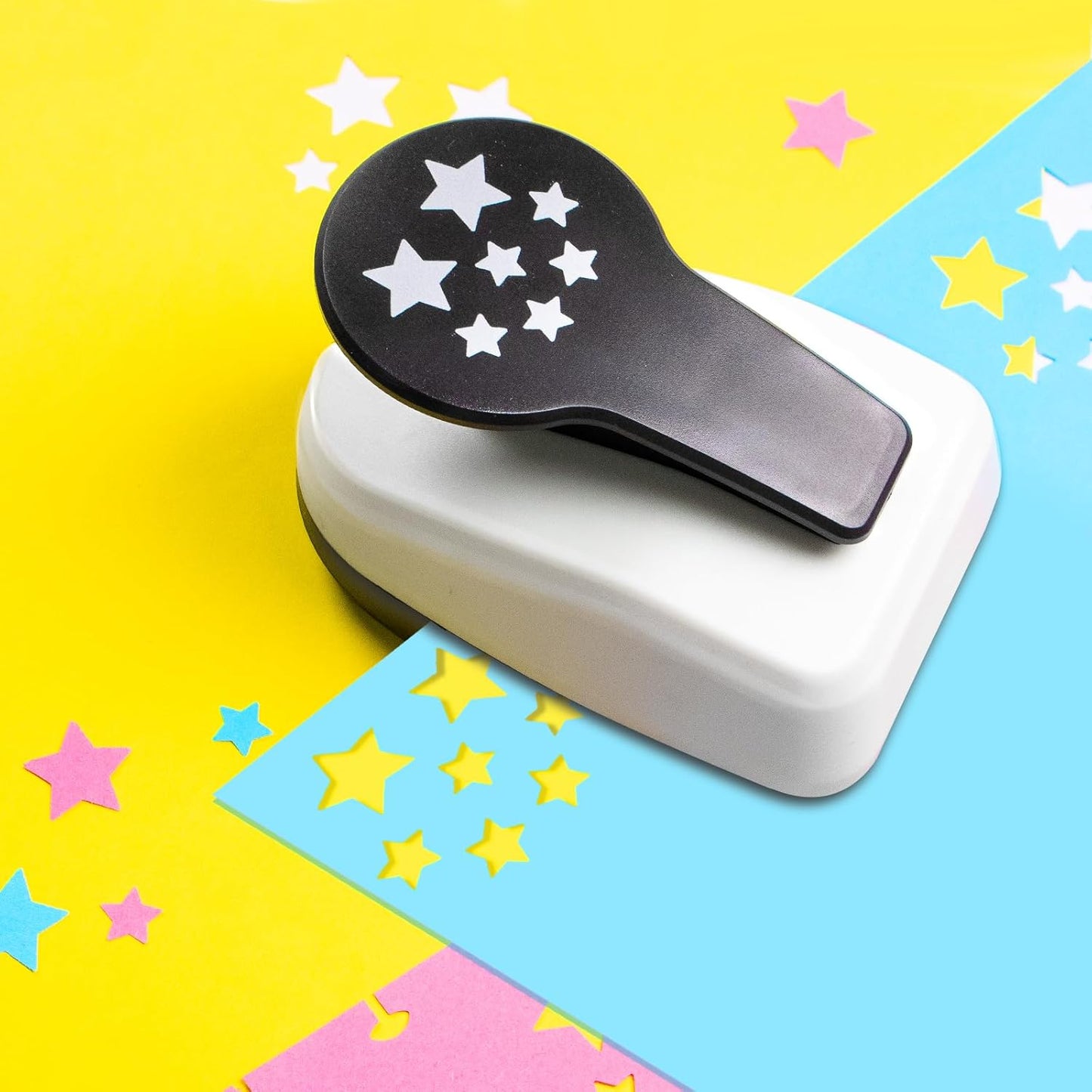 Star Hole Punch, Star Paper Punch, StarPunches, Shape Hole Punches, Stars Craft Puncher, Paper Shape Puncher, PaperPunchers for Crafting Shapes, Stars Lever Punchers for Scrapbooks