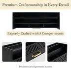 BLU MONACO | Wooden Mail Organizer - Image 7