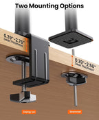 ErGear Dual Monitor Stand, Stacked Monitor Mount - Image 4