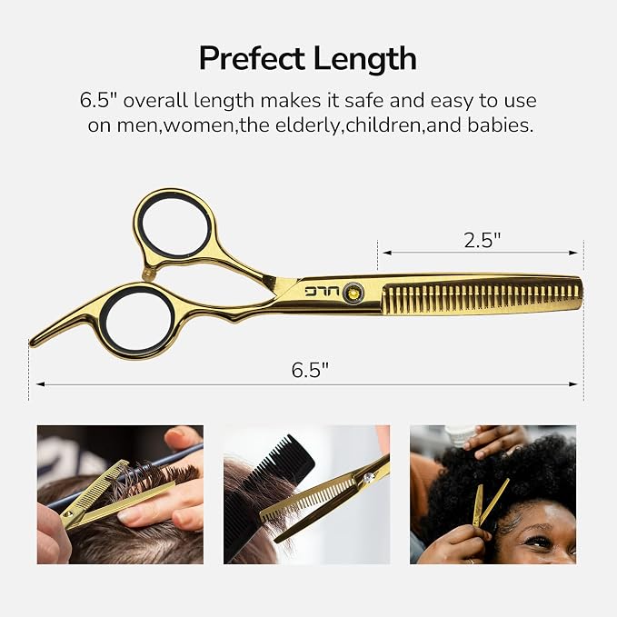 Hair Cutting Scissors Thinning Shears Kit ULG Professional Barber Hairdressing - Image 4