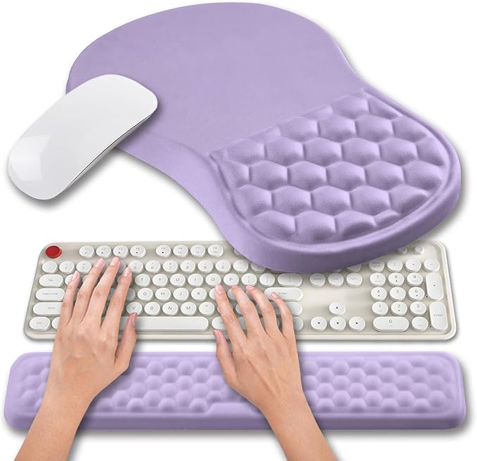 Hokafenle 2 in 1 Ergonomic Mouse Pad Wrist Support & Wrist Rest by Hokafenle