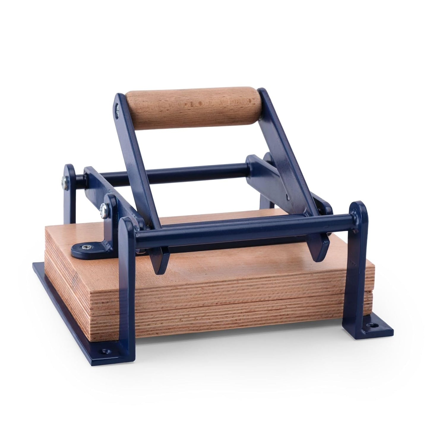 Linocut Printing Hand Lever Press Machine, Lino Cuts, Cutting Printing, Linoleum Blocks Printmaking, Rubber Roller Green Blue Crafts Supplies Tools Kit Print Maker Woodblock Ink (BLUE, A5)