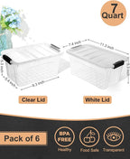 EOENVIVS Plastic Storage Bins - Image 2