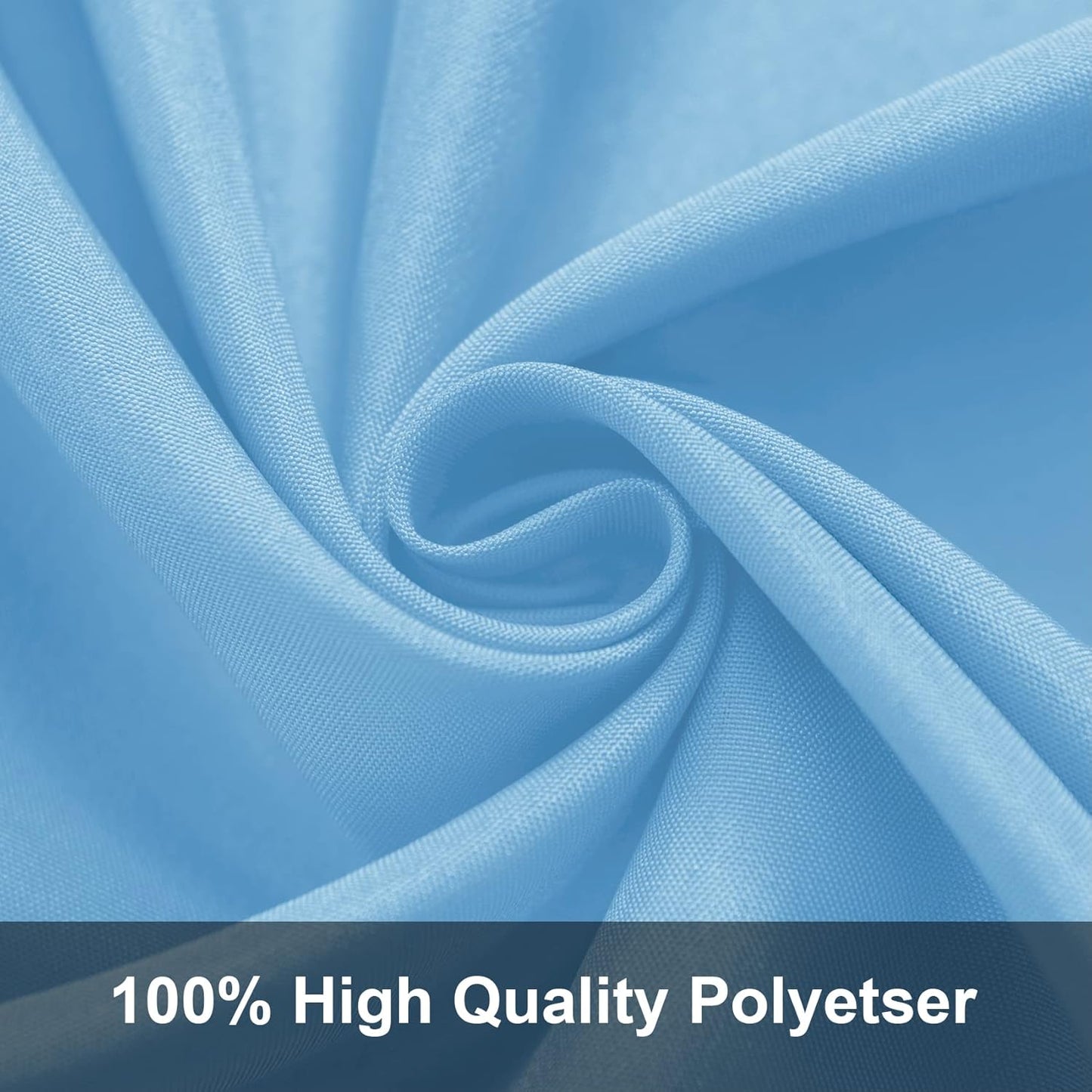 Joccun 7X10 FT Light Blue Backdrop Background for Photography,Polyester Backdrop Curtain Background Screen for Photography,Photoshoot,Video Recording,Studio(7X10ft,Light Blue)