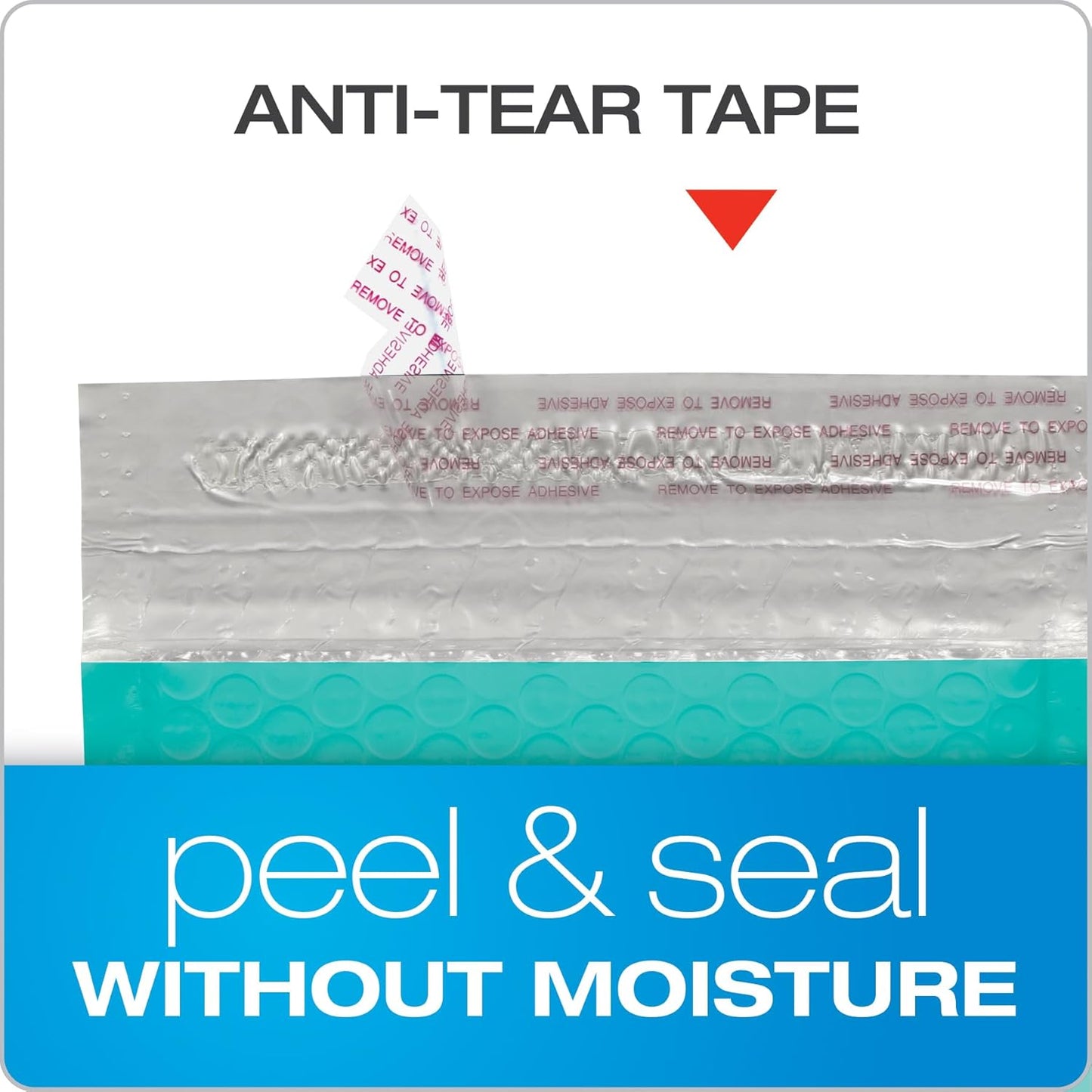 Quality Park Bubble Mailers, 6 x 9 Inch, Teal Poly Mailers, Padded Envelopes, Shipping Envelopes, Water Resistant, Self Seal, 50 Per Box (QUA85857)