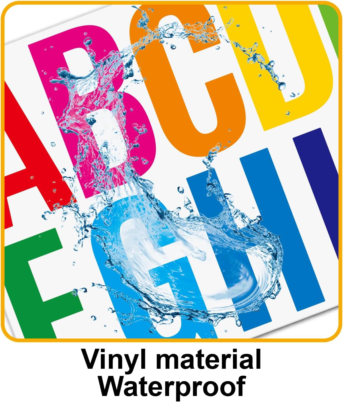 258 Pcs Waterproof 4" Self-Adhesive Vinyl Alphabet & Number Stickers for Mailboxes, Signs, Windows, Doors, Vehicles, Home, Business, and Lockers - Colored