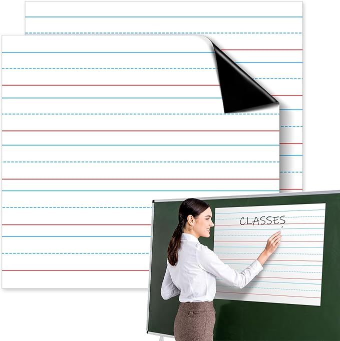 Patelai 2 Pcs Back to School Jumbo Magnetic Notebook Paper Large Magnetic by Patelai