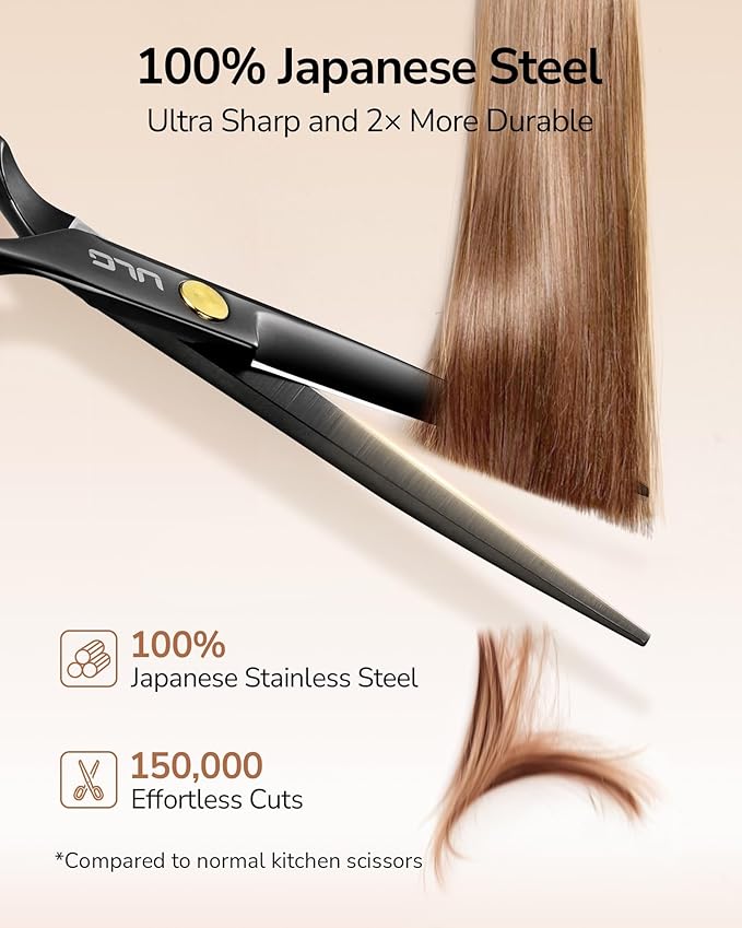 Hair Cutting Scissors Thinning Shears Kit ULG Professional Barber Hairdressing - Image 2
